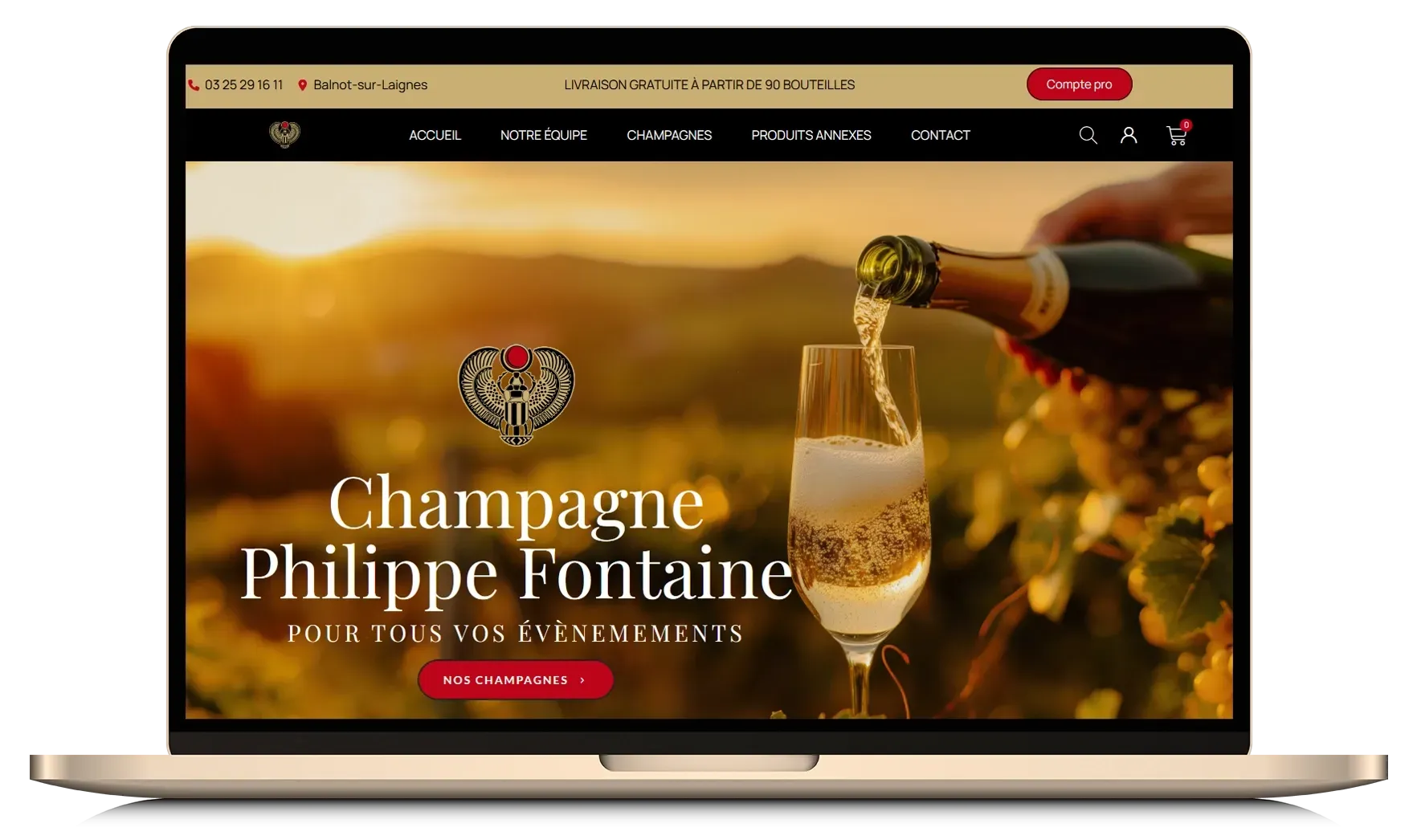 site-ecommerce-champagne-philippe-fontaine