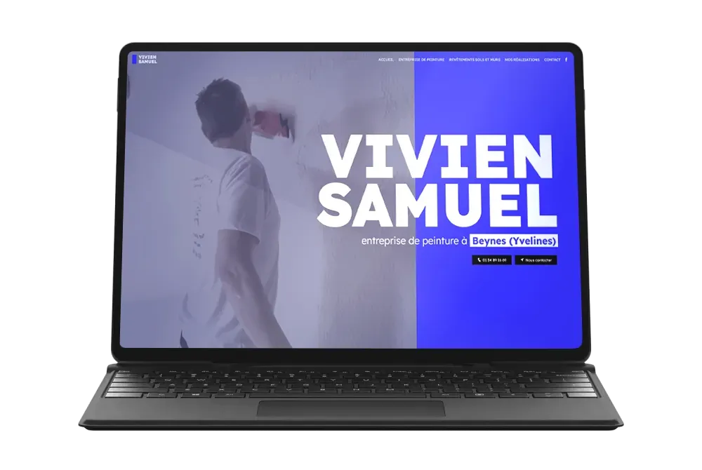 Mockup landing page