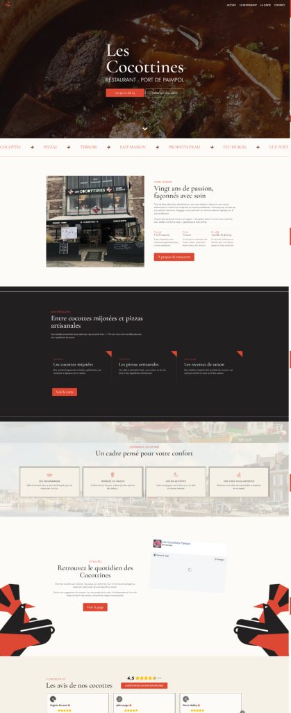 Les Cocottines - Page d'accueil