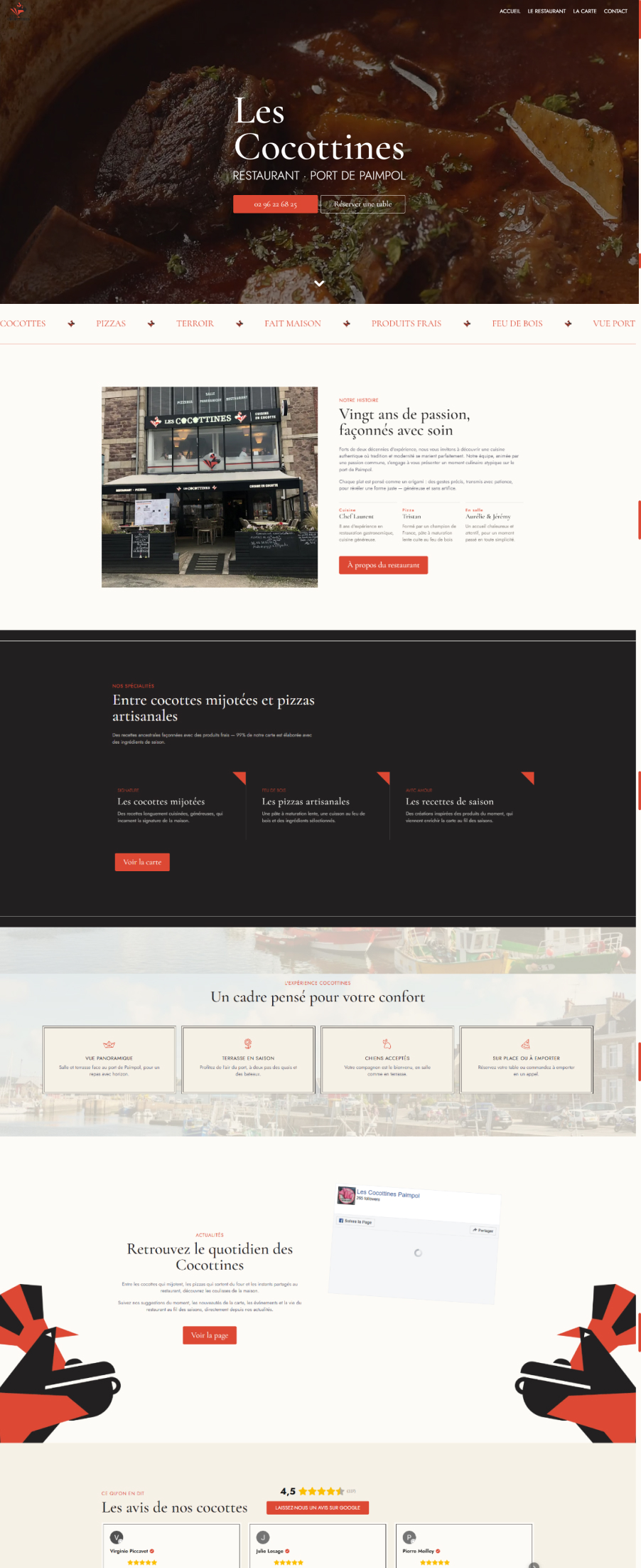 Les Cocottines - Page d'accueil