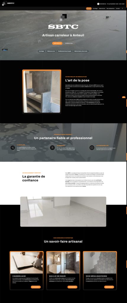 SBTC - Page accueil